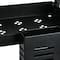 Household Essentials 12" Black Metal 2-Tier Countertop Caddy
